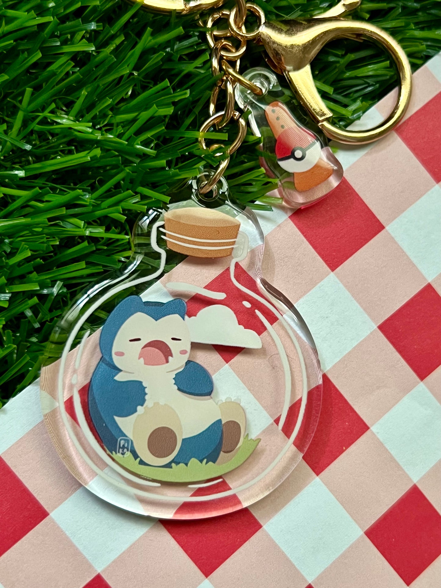 Snore PokéJar Acrylic Keychain
