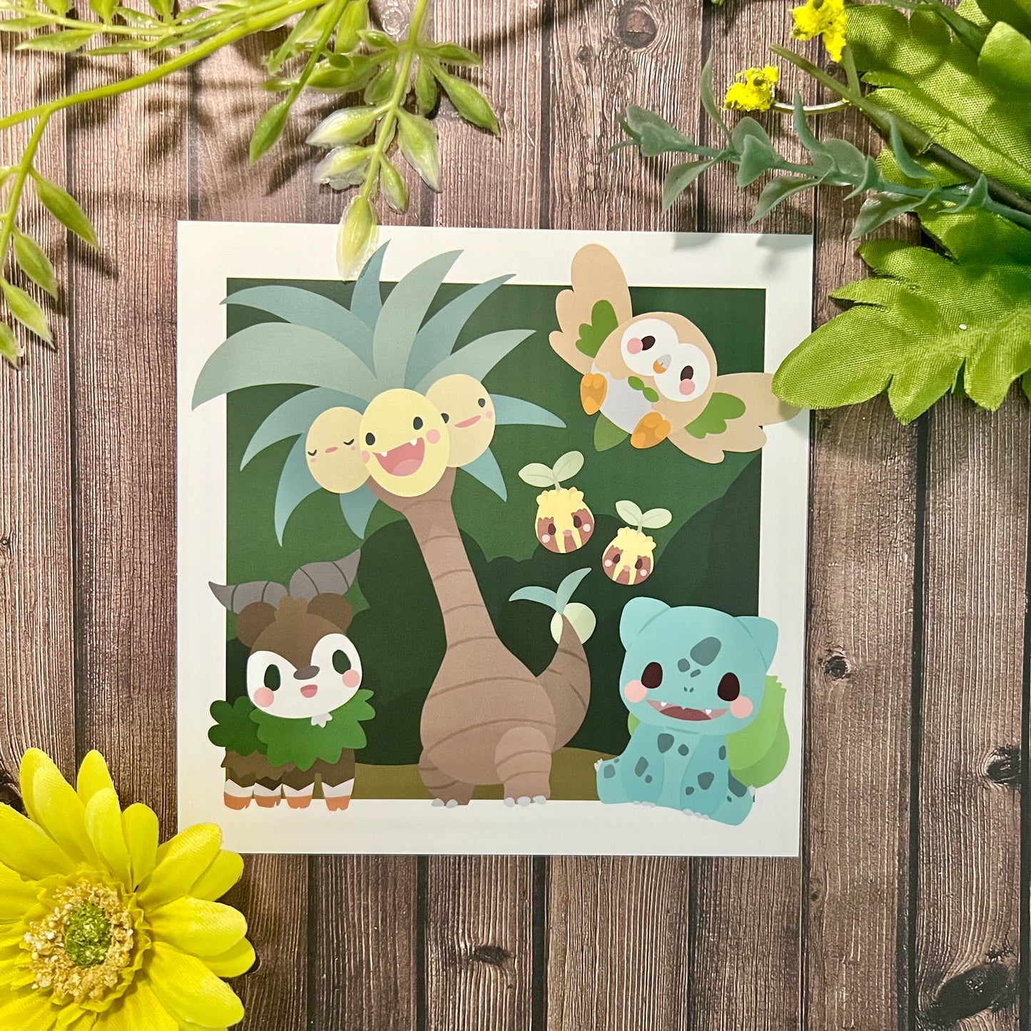 Poké Mini Print - Grass Type