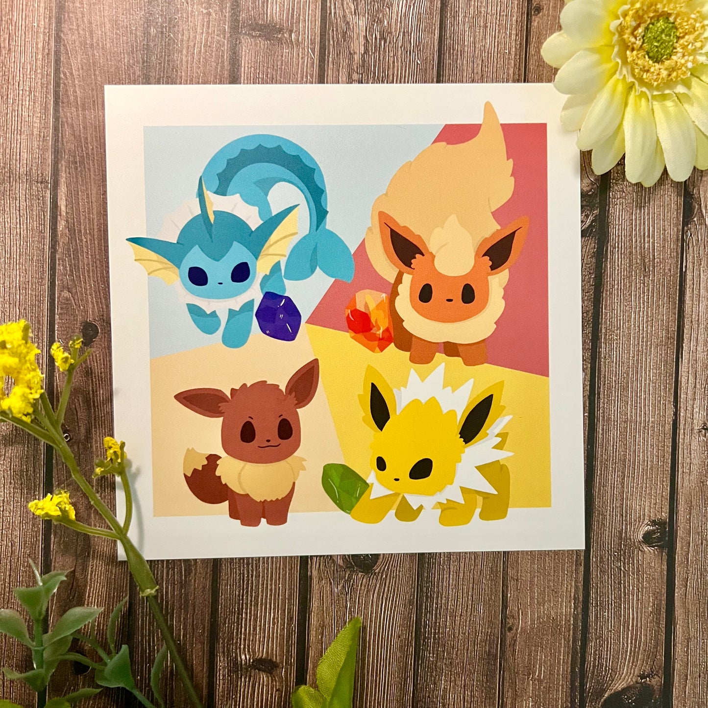 Poké Mini Print - Eeveelutions