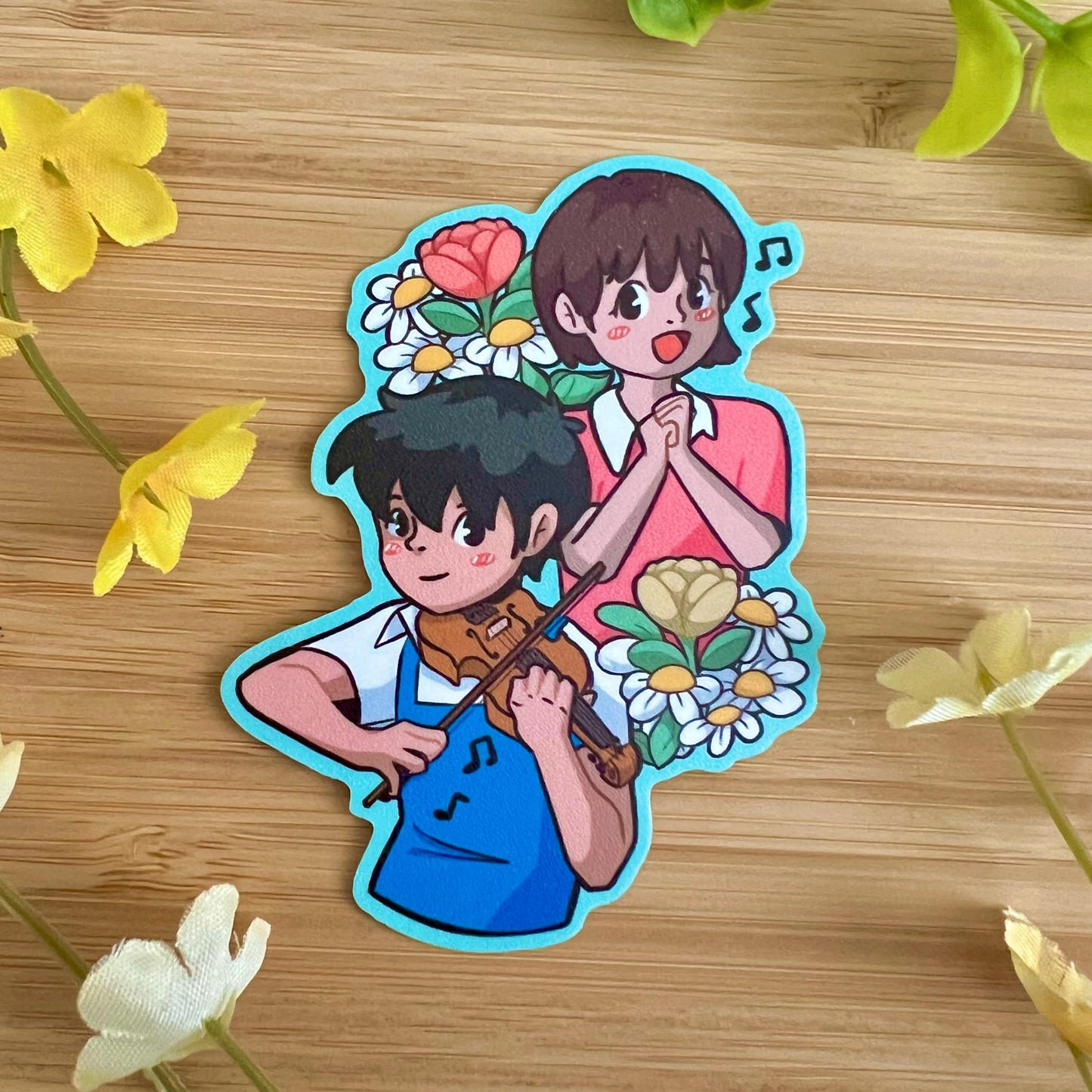 Whispering Hearts Vinyl Sticker