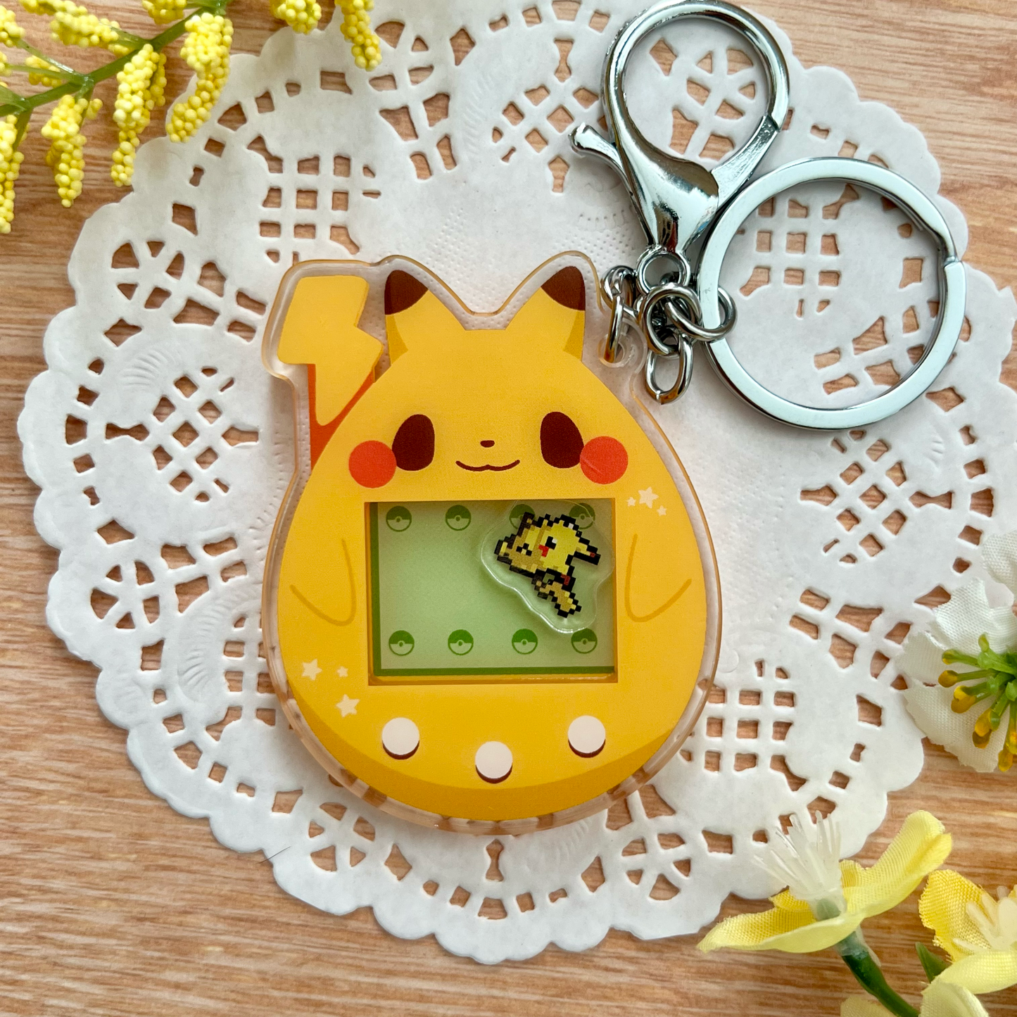 Pikagotchi Shaker Keychain