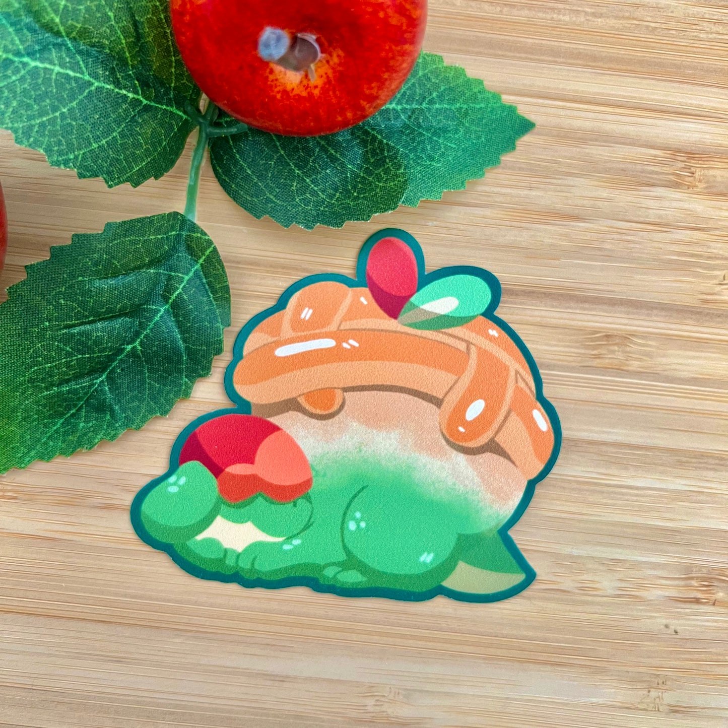 Apple Dragon Vinyl Sticker