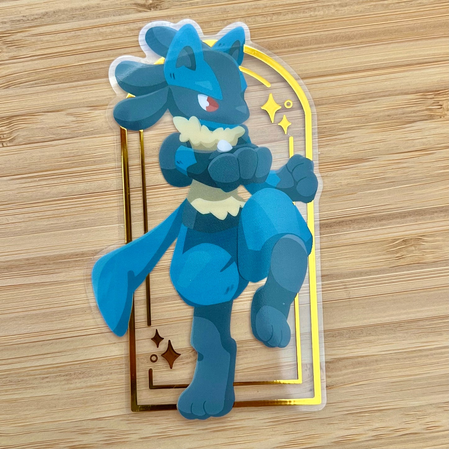 Steel & Fighting Jackal Clear Sticker