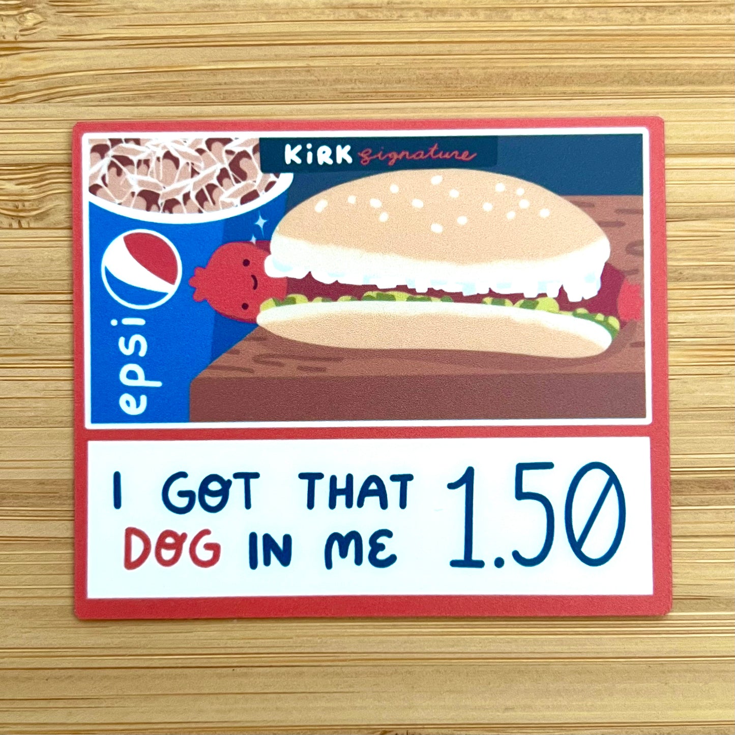 Dog In Me Vinyl Sticker
