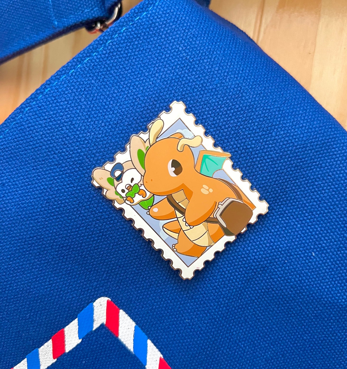 Delivery Dragon Enamel Pin
