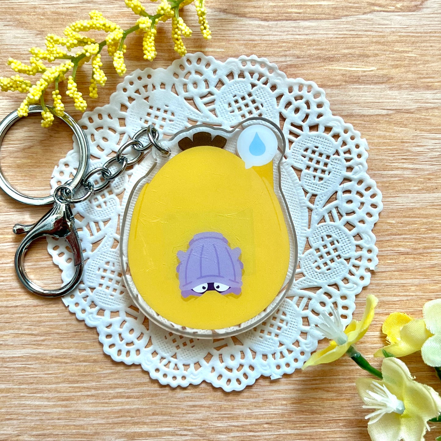 Duck Pokegotchi Shaker Keychain