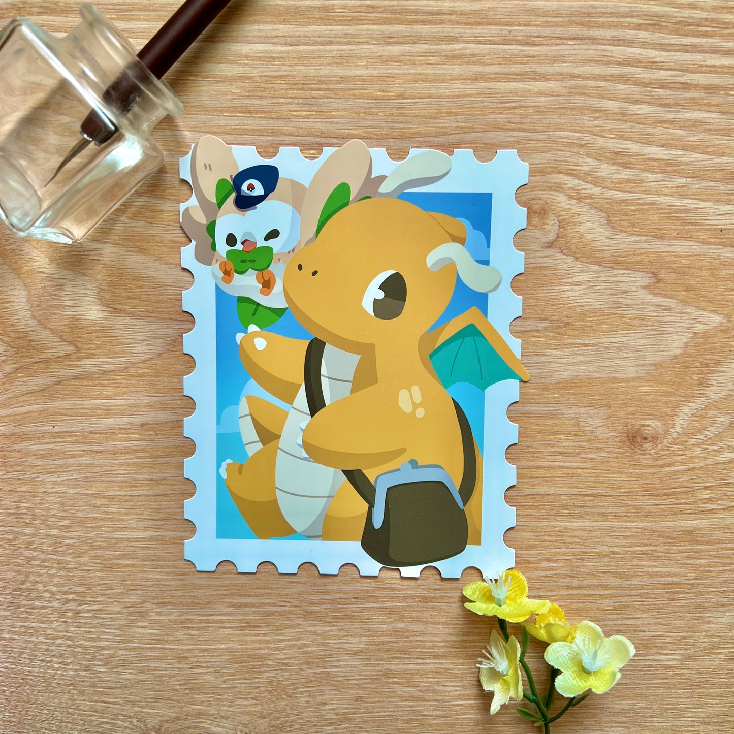 Stamp Shaped Print