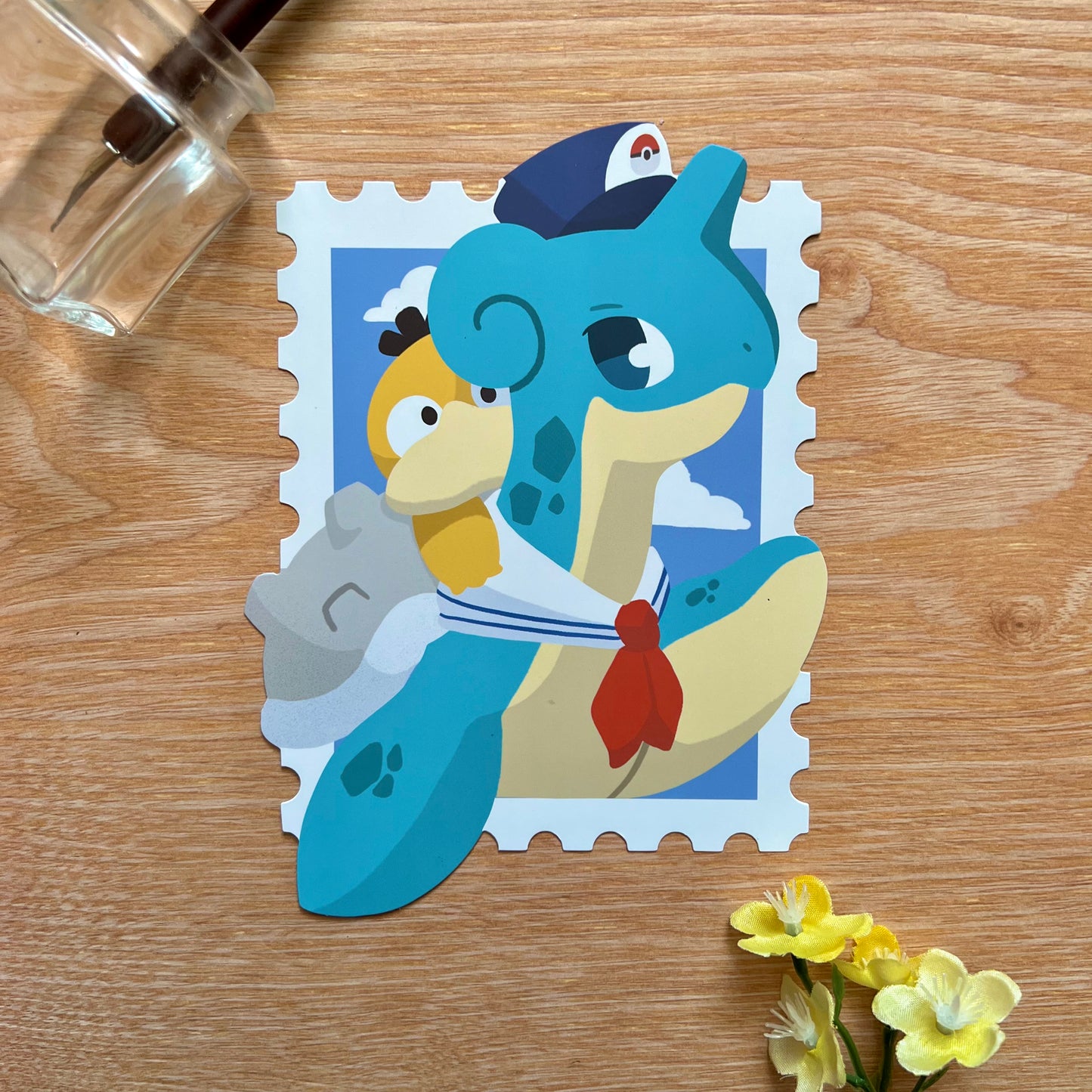 Stamp Shaped Print