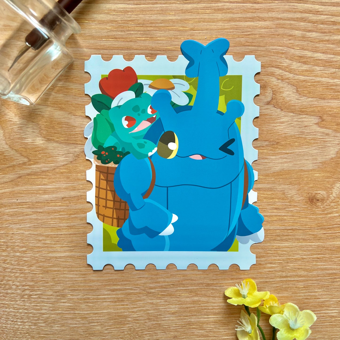 Stamp Shaped Print