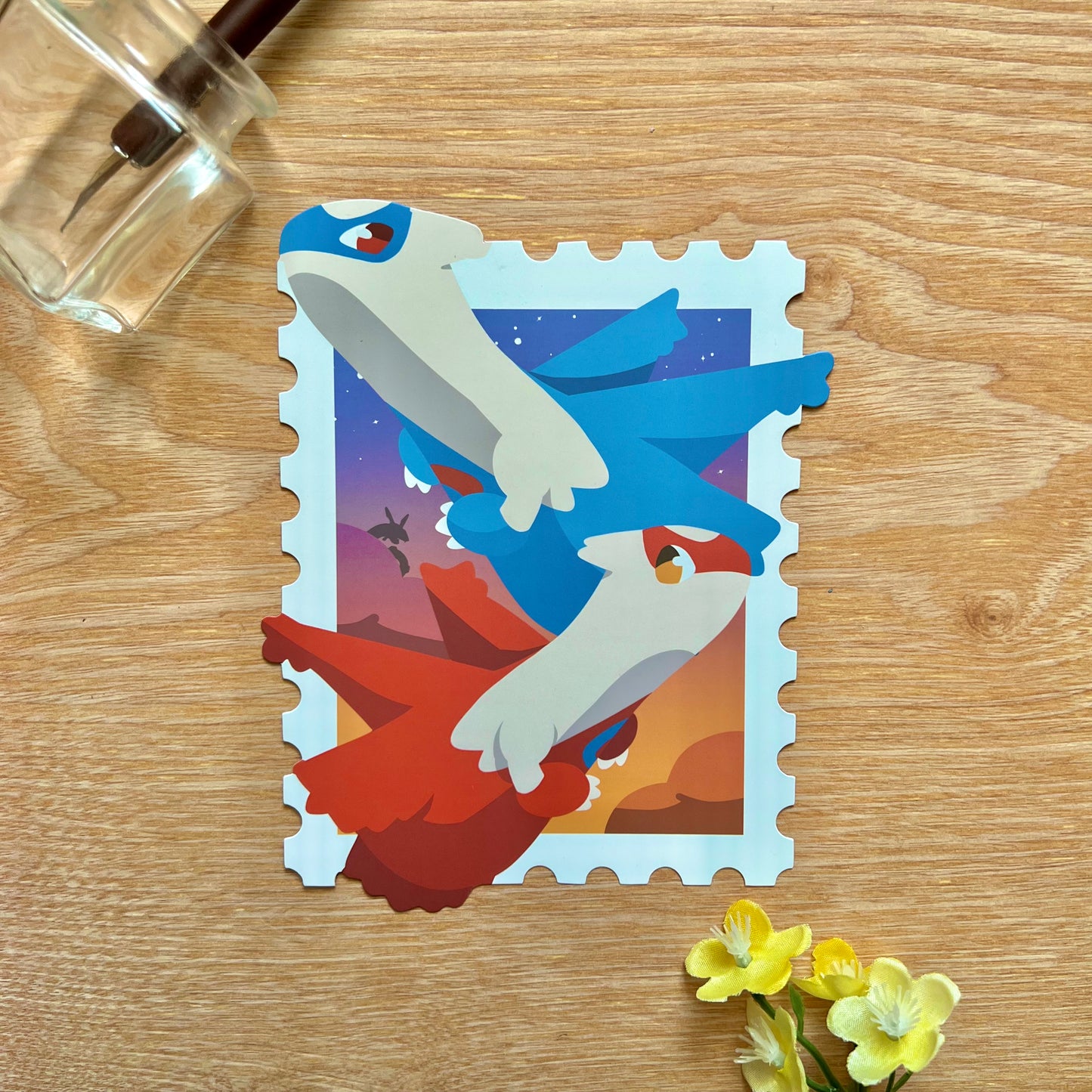 Stamp Shaped Print