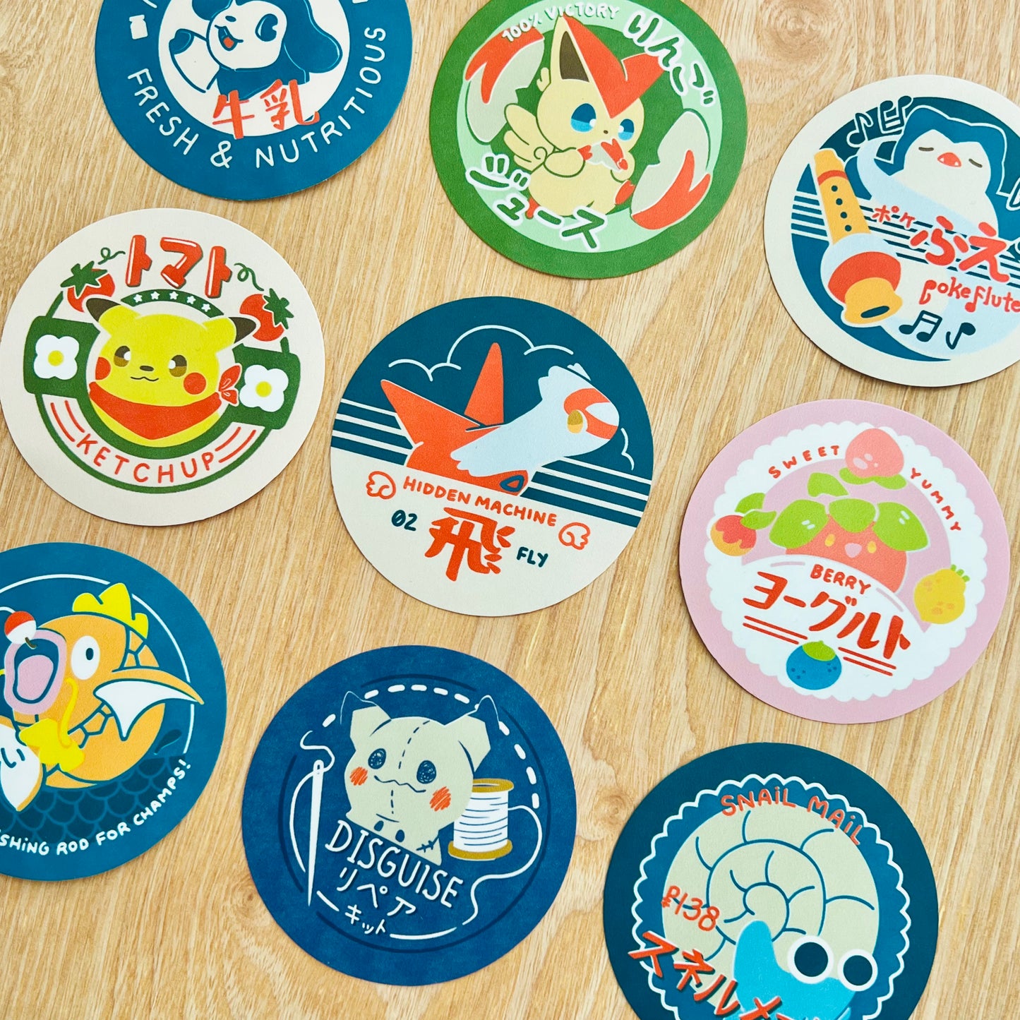 Vintage Inspired Stickers