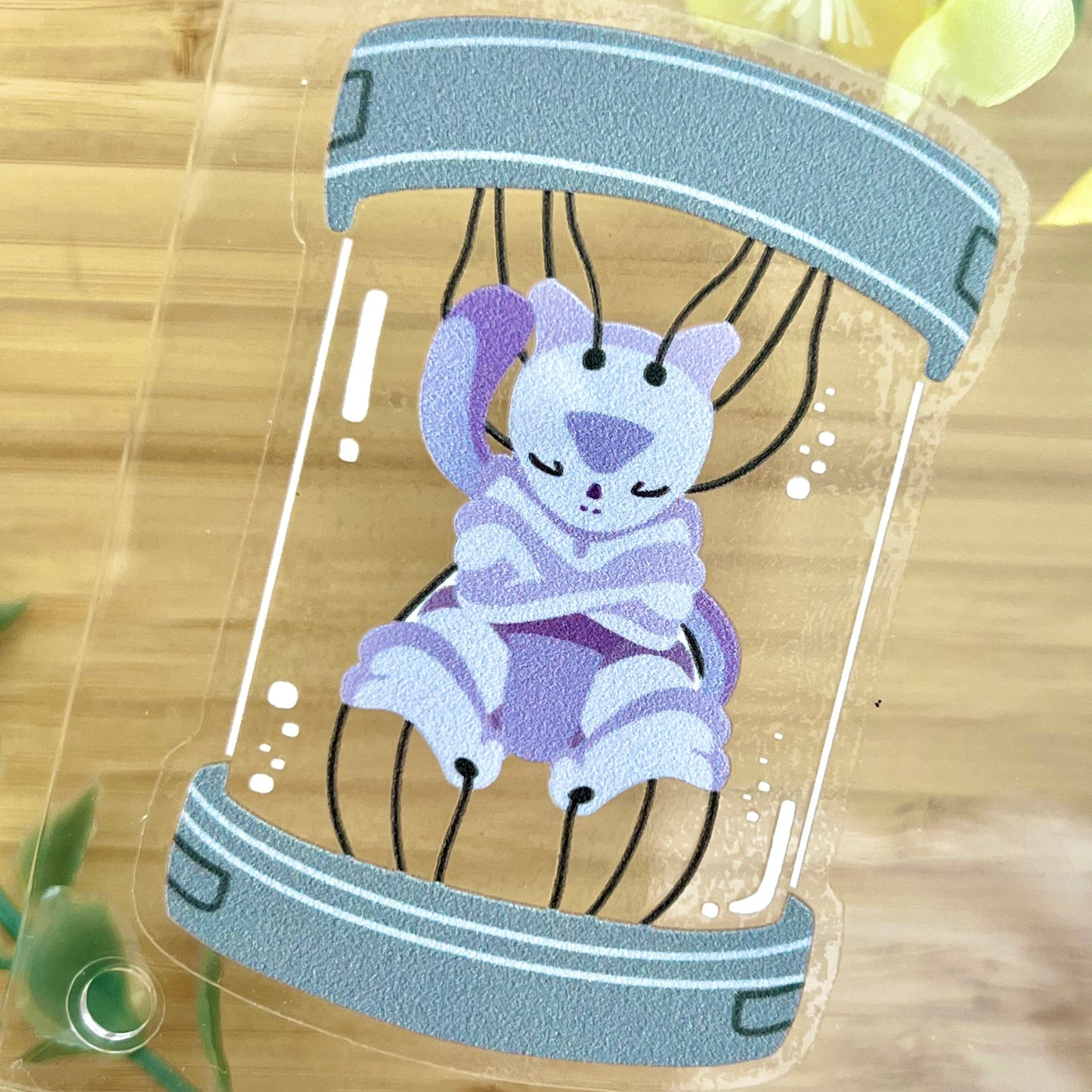 Mewtoo Clear Sticker