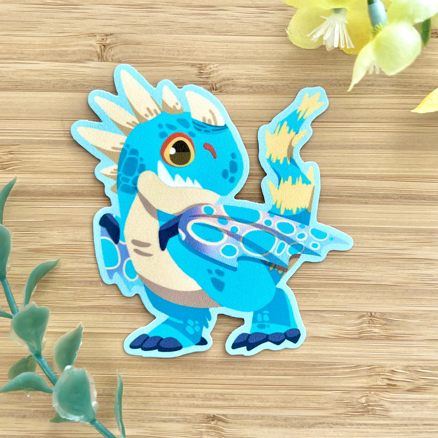 Nadder Vinyl Sticker w/ UV Spots