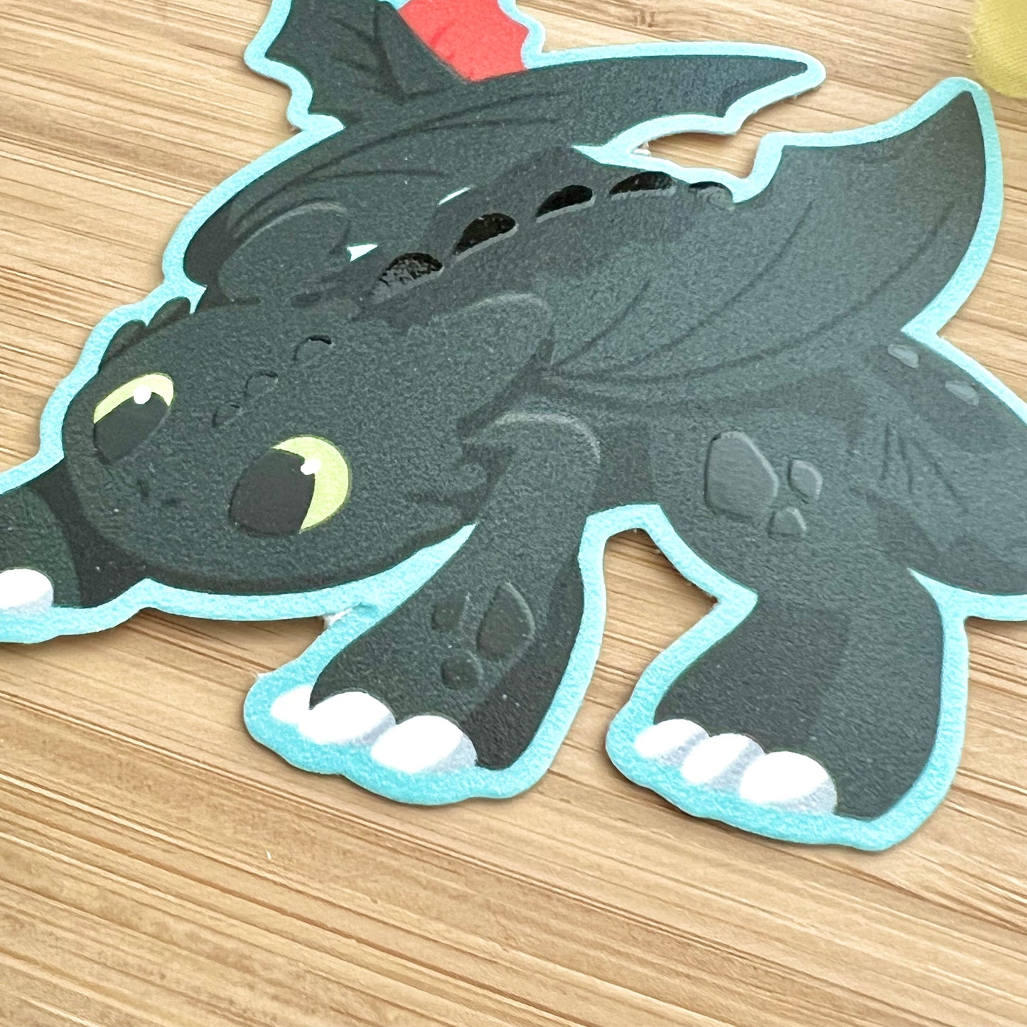 Toofless Vinyl Sticker w/ UV Spots