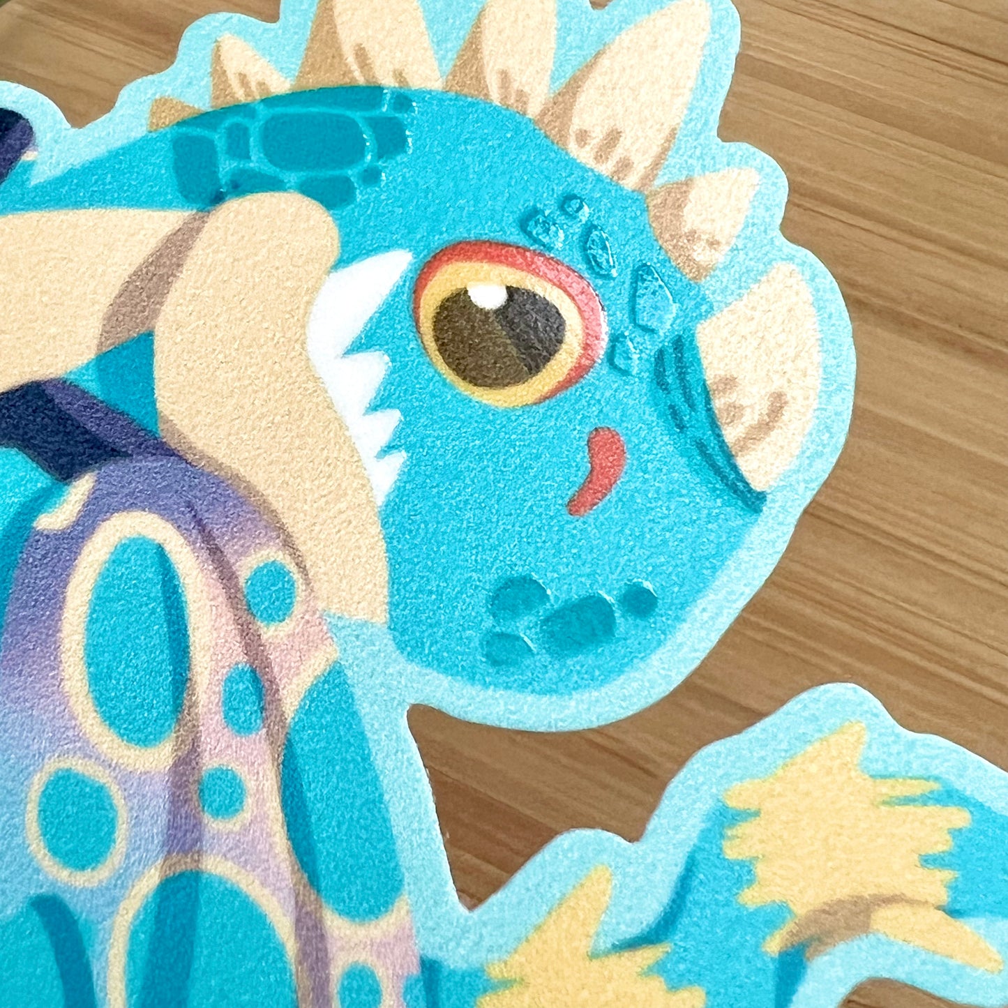 Nadder Vinyl Sticker w/ UV Spots