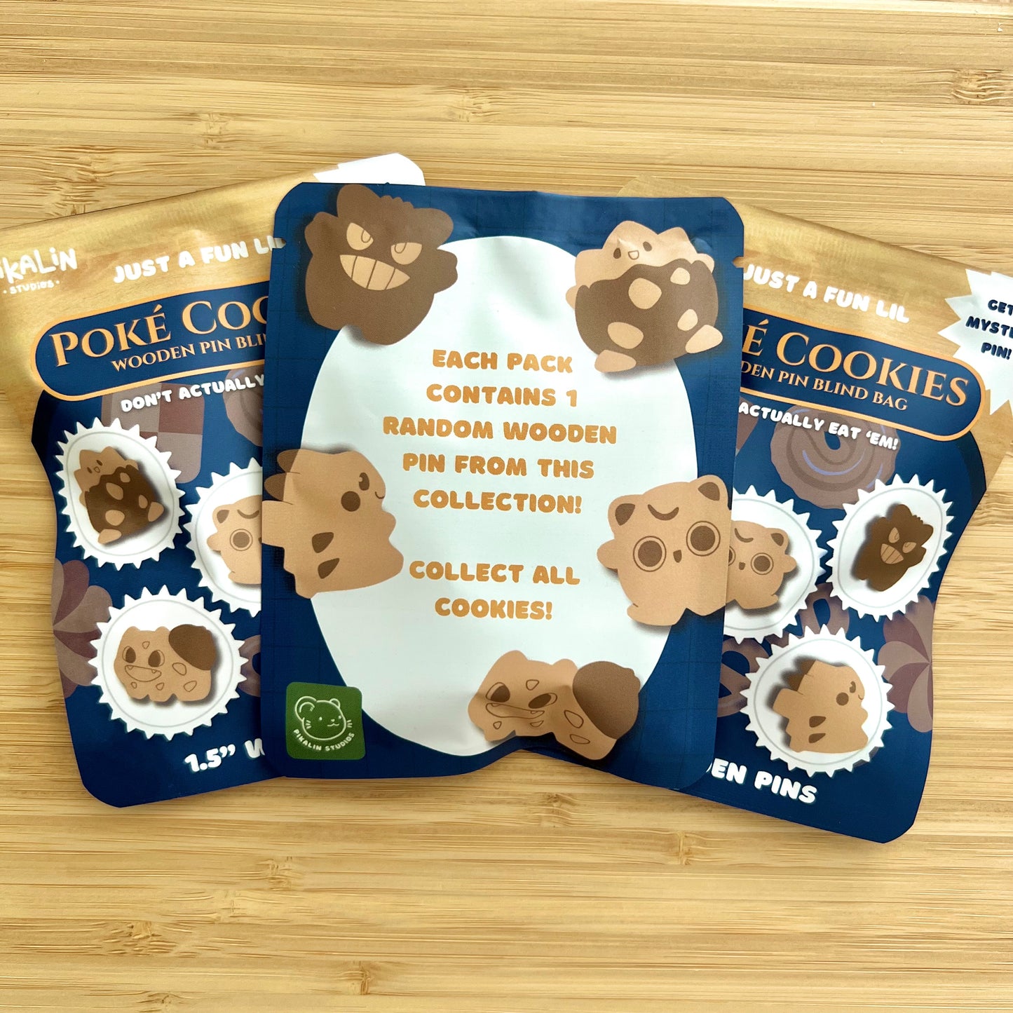 Poké Cookies Blind Bag | Wooden Pin