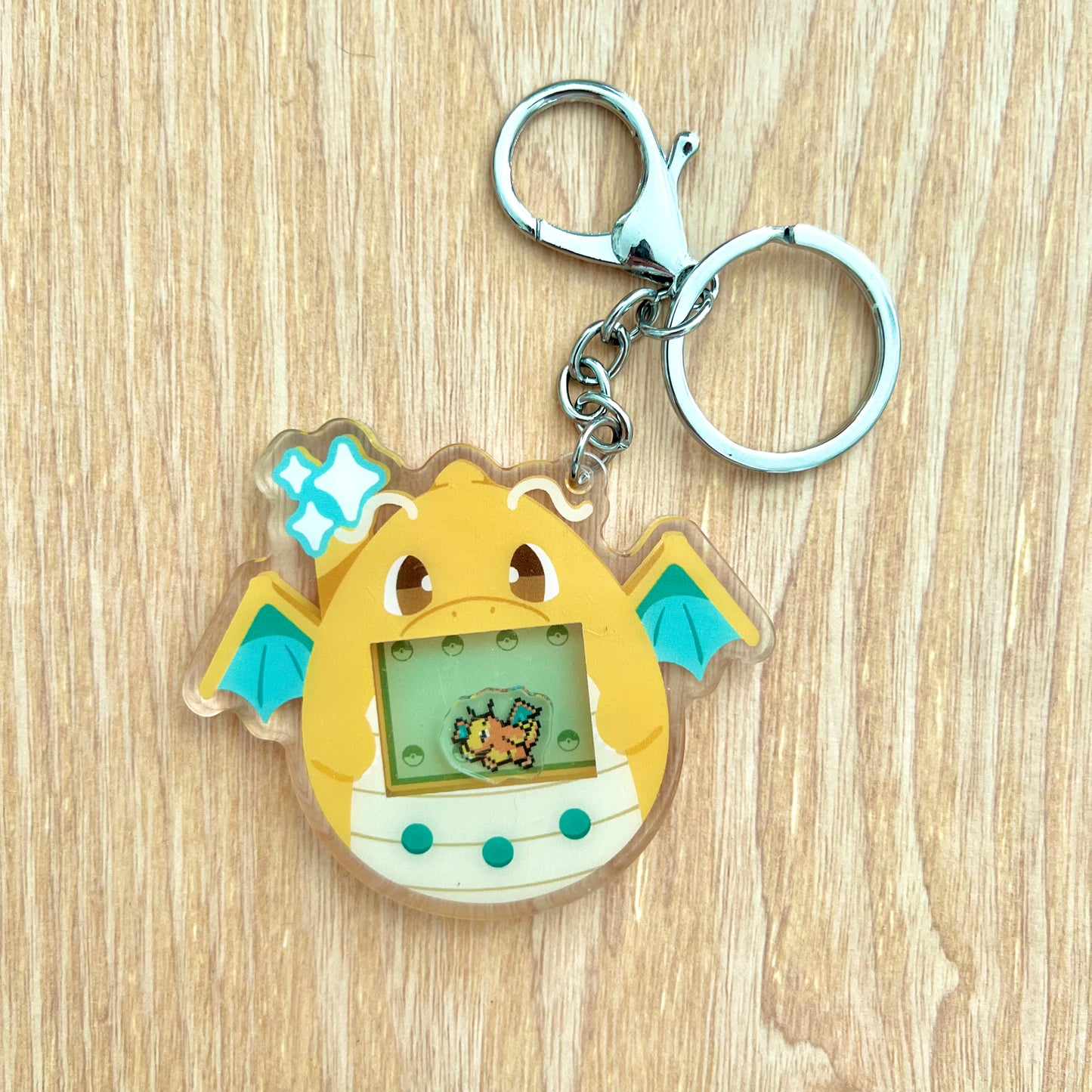 Dragongotchi Shaker Keychain