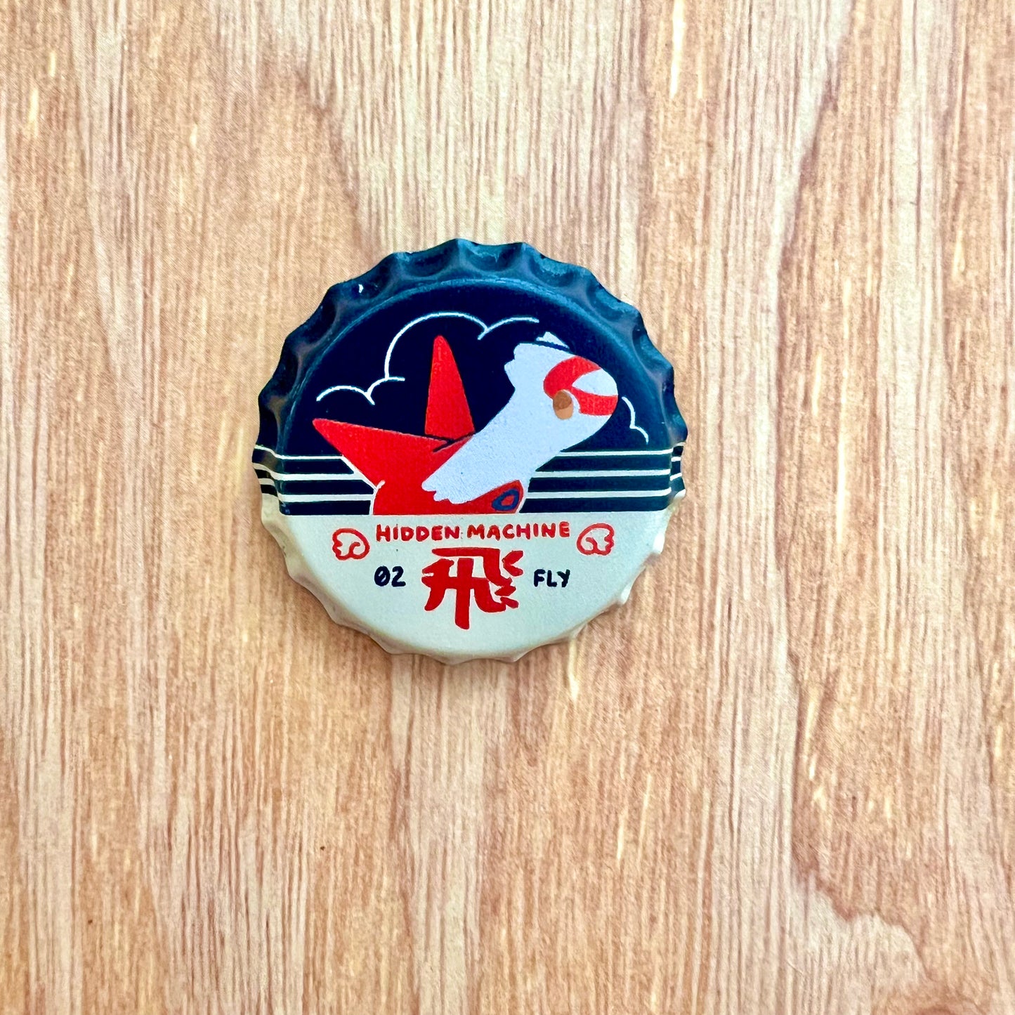 Vintage Bottle Cap Pin