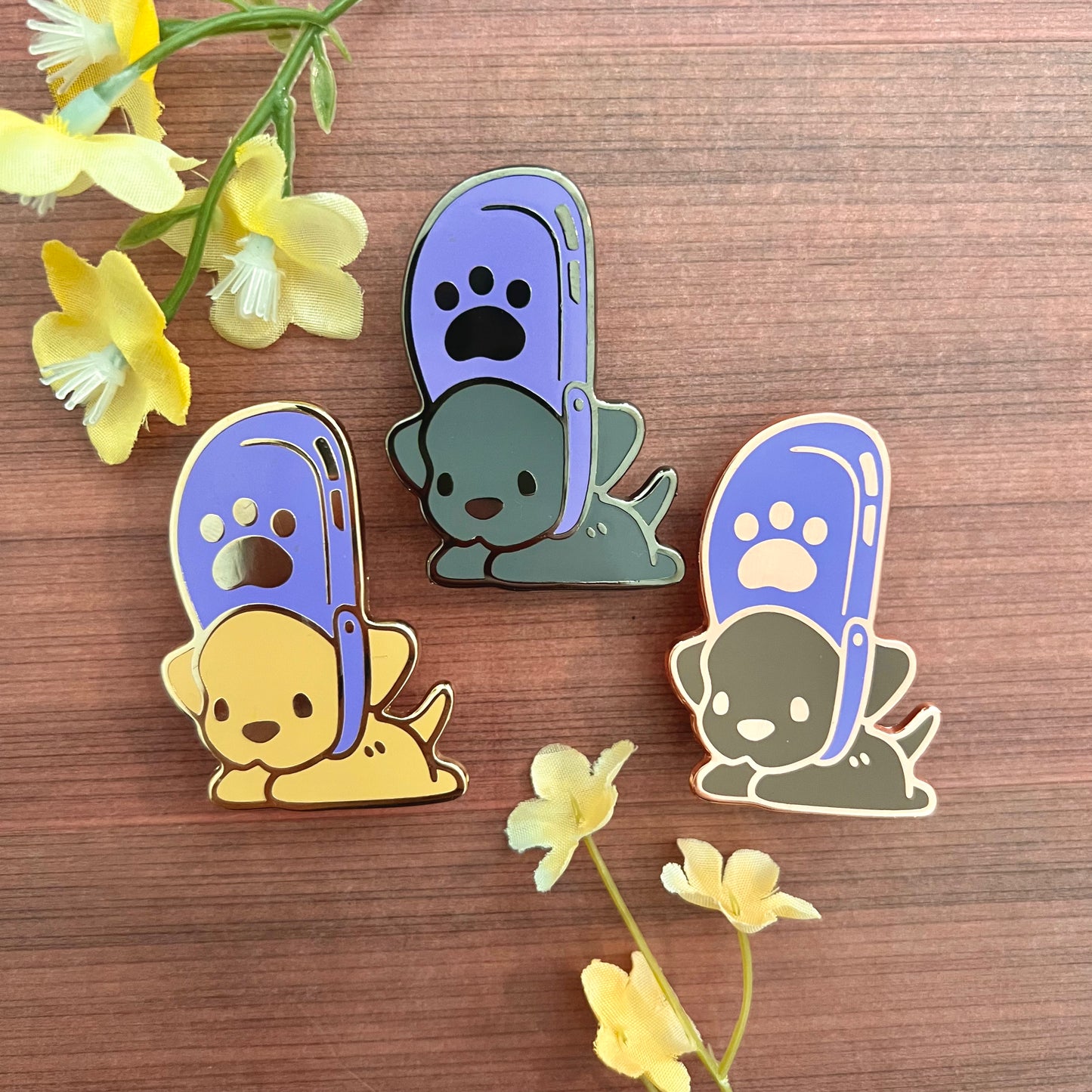 Dogs & Clogs Enamel Pin