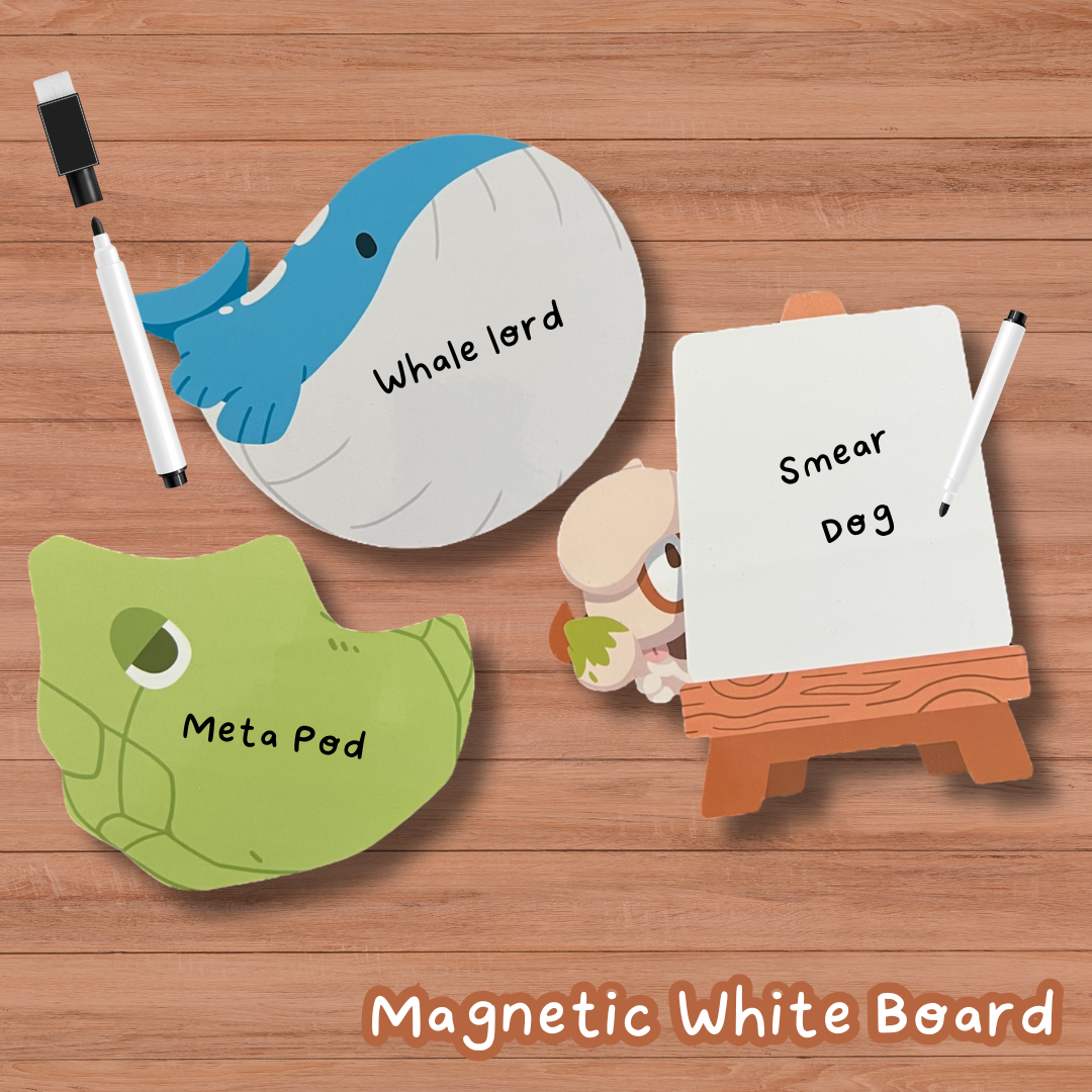 Magnetic White Board w/ Marker