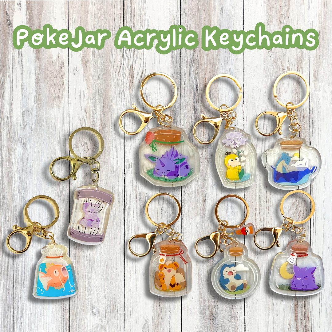 PokeJar Acrylic Keychains