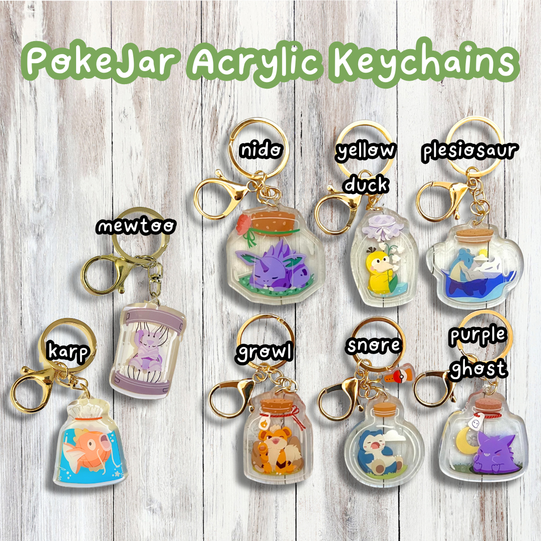 PokeJar Acrylic Keychains