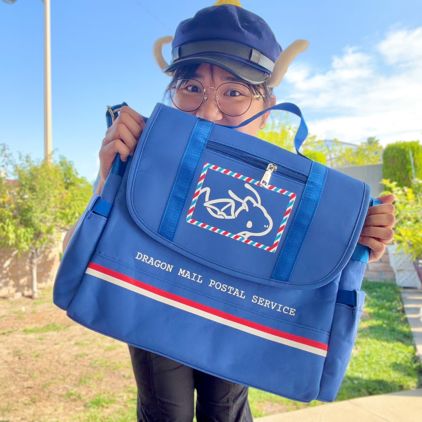 Dragon Mail Postal Service Messenger Bag