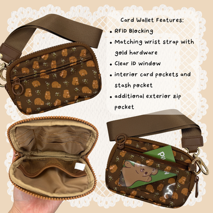RFID Card Wallet w/ Wrist Strap