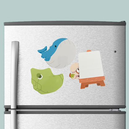 Magnetic White Board w/ Marker