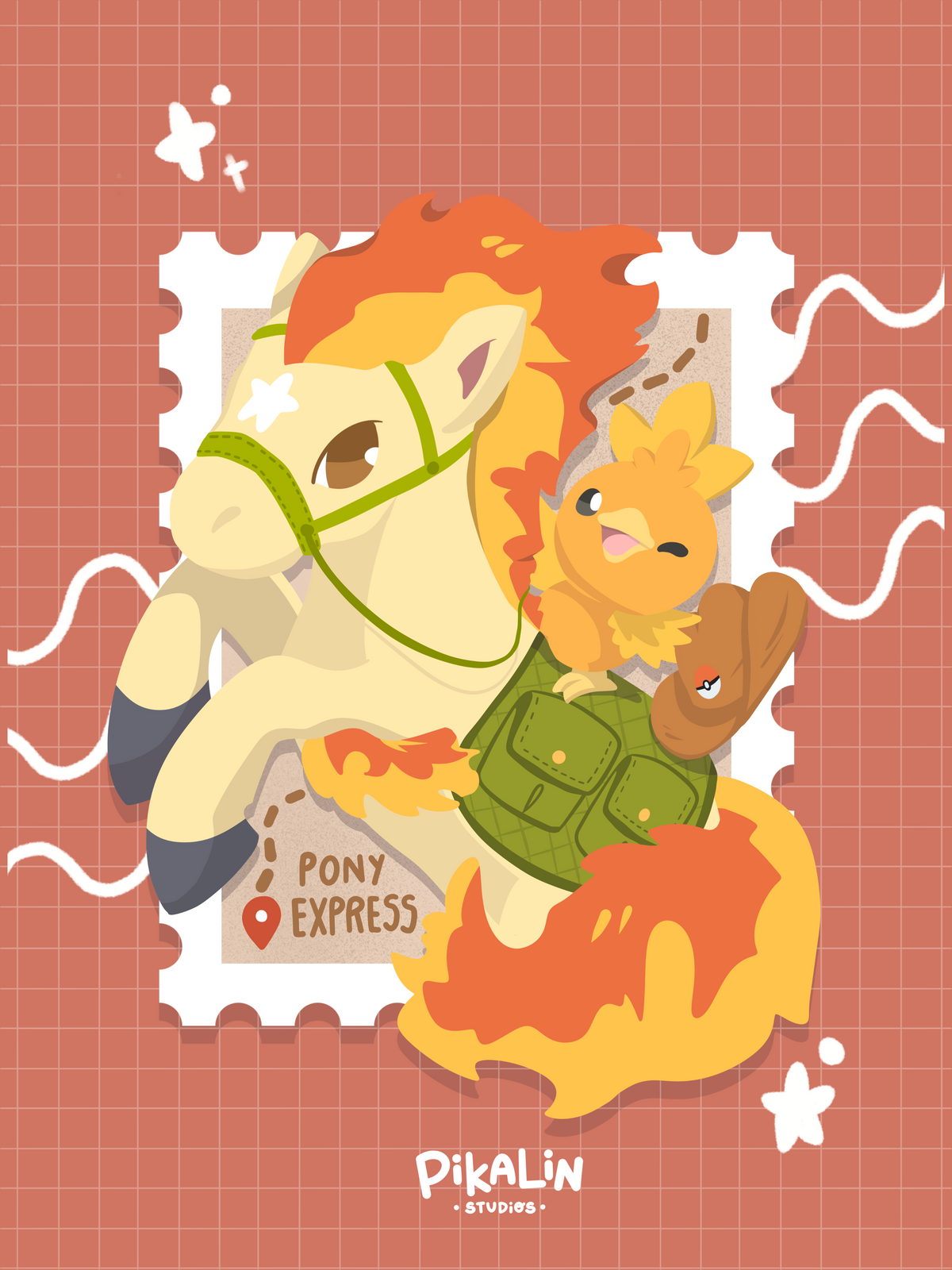 Stamp Shaped Print