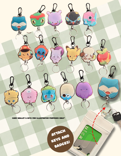 Retractable Keychain Badge Reel