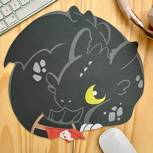 Black Dragon Mouse Pad