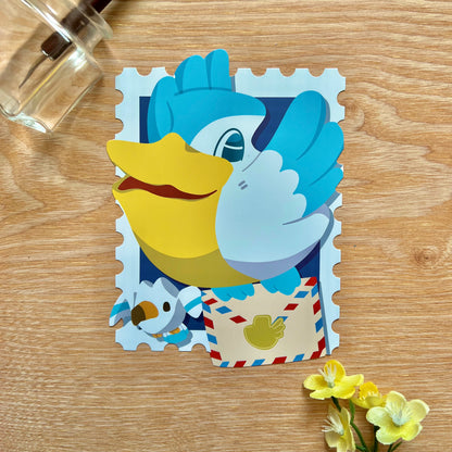 Stamp Shaped Print