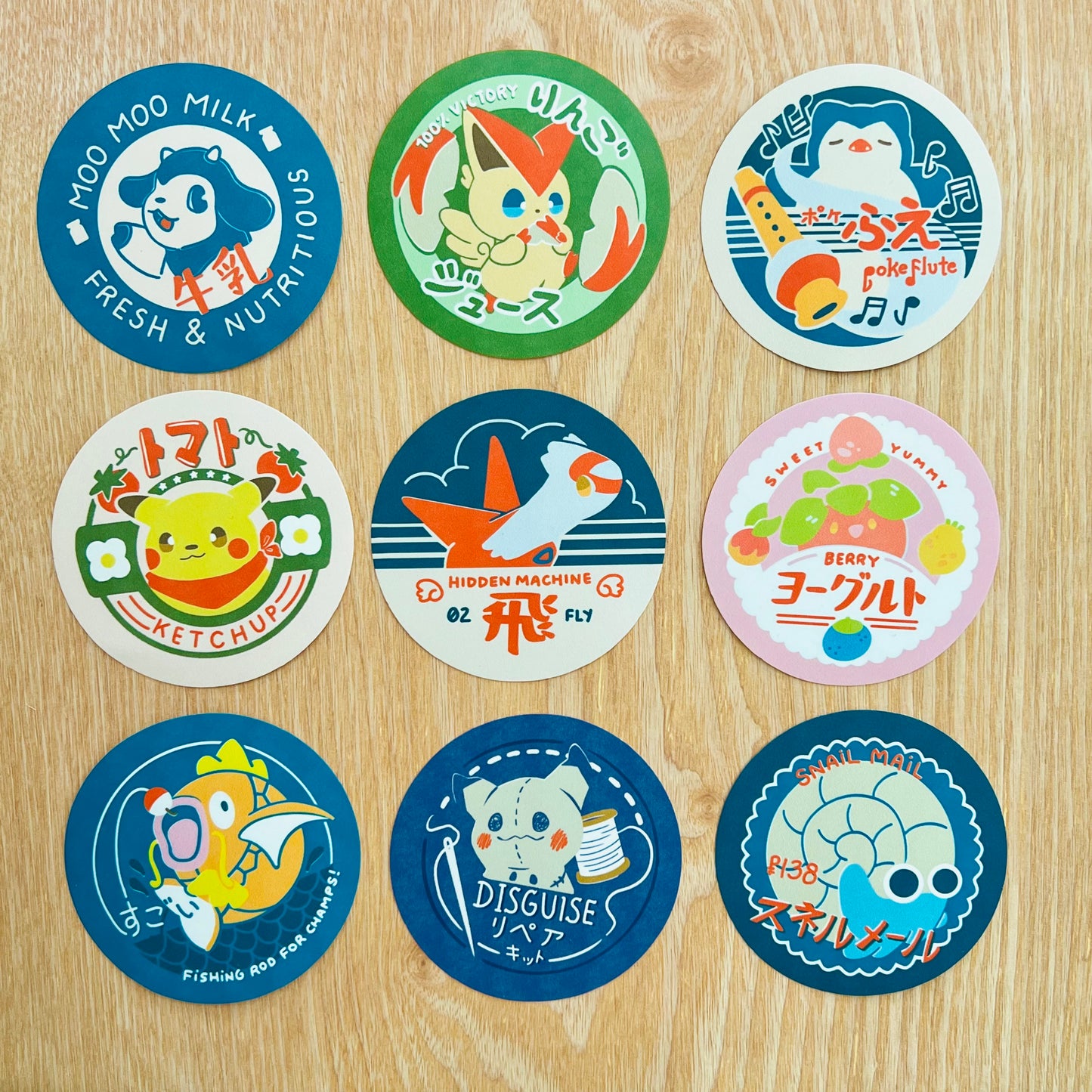 Vintage Inspired Stickers