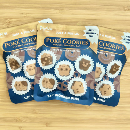 Poké Cookies Blind Bag | Wooden Pin