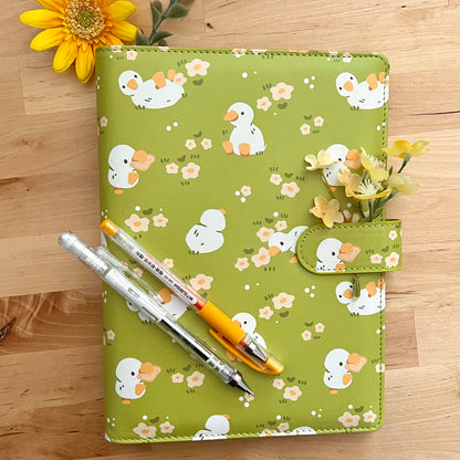 Ducks in the Meadow A5 Binder Book (Paper Included!)