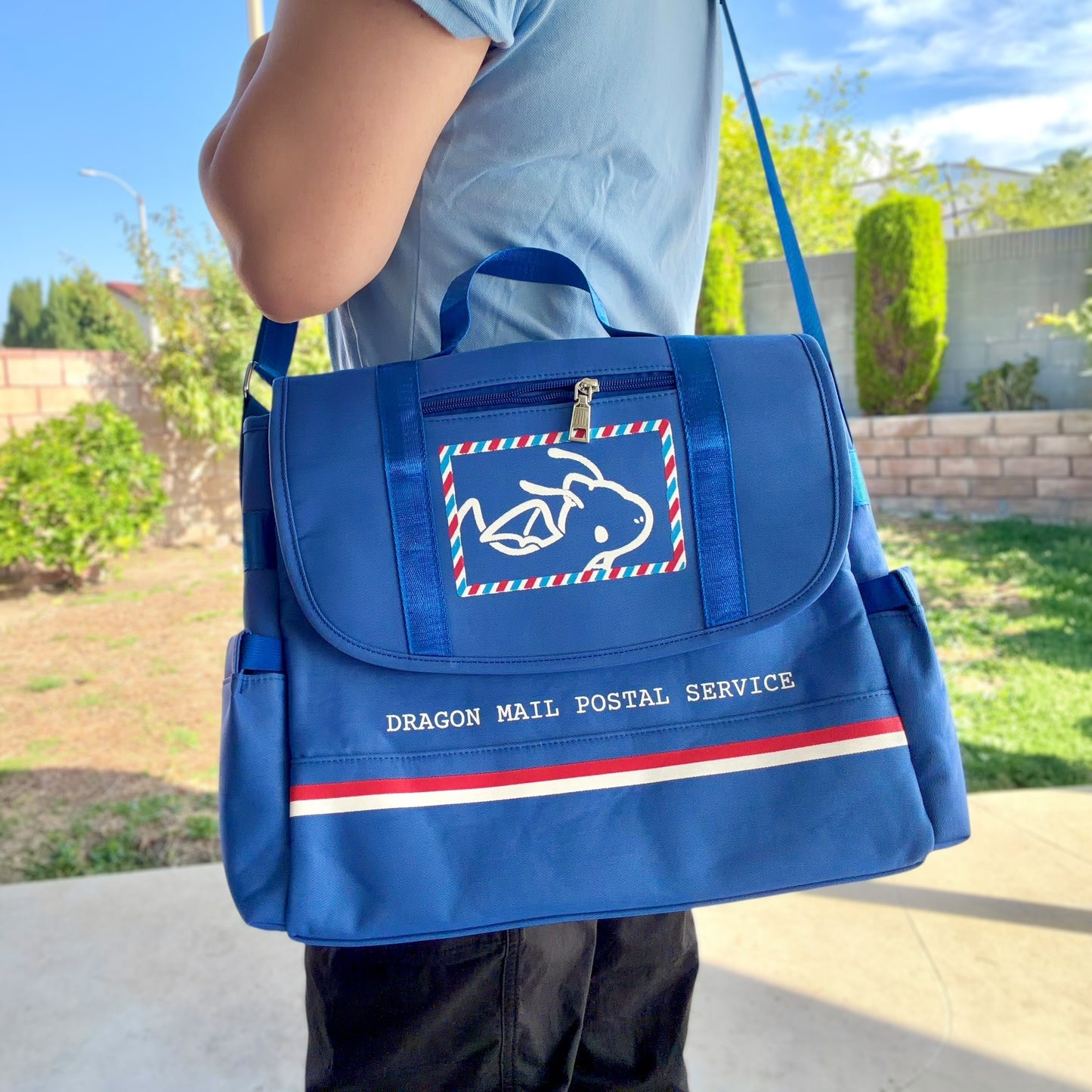 Dragon Mail Postal Service Messenger Bag